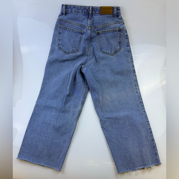 Nomore Blue Wide Leg Jeans N279-15 - Picture 4 of 8